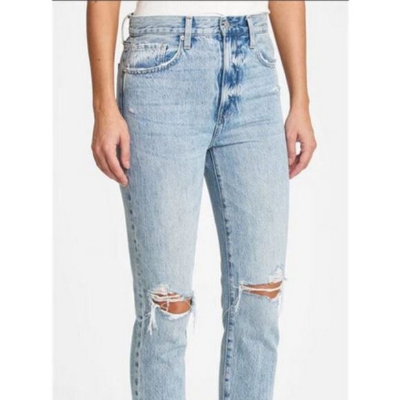 Pistola KEATON HIGH RISE SLIM STRAIGHT in Pursue distressed - Picture 4 of 10